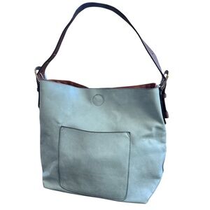 Elegant Blue Shoulder Bag